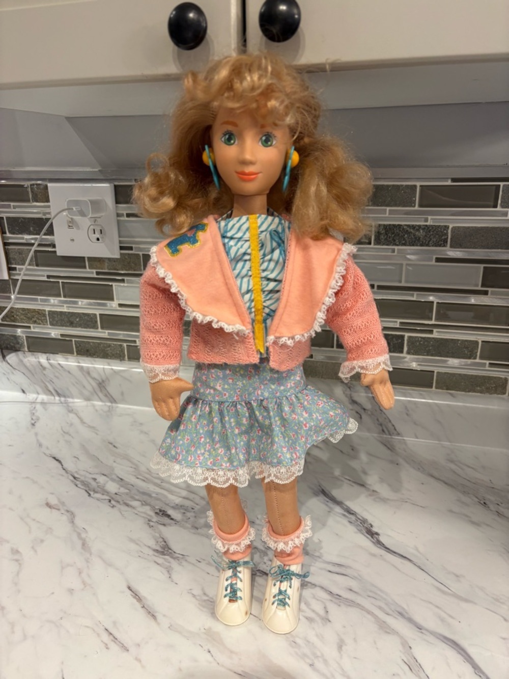 Vintage Mattel Hot Looks doll soft posable with clothing